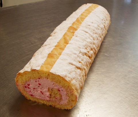 Erdbeerroulade